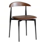 Industrial Style Leather Dining Side Chair Open Back Dining Side Chair Brown 1 Piece Clearhalo ' kitchen&dining_furn' 'Dining Chairs' 'Dining Tables & Seating' 'dining_chair' 'furn' 'furn_dining_chair' 'Furniture' 'furniture_dining_chair' 'Kitchen & Dining Furniture' 'kitchen' 4666315