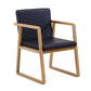 Modern Style Chairs Dining Arm Chair with Wooden Legs for Kitchen Black 1 Piece Clearhalo ' kitchen&dining_furn' 'Dining Chairs' 'Dining Tables & Seating' 'dining_chair' 'furn' 'furn_dining_chair' 'Furniture' 'furniture_dining_chair' 'Kitchen & Dining Furniture' 'kitchen' 4666331