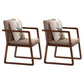 Modern Style Chairs Dining Arm Chair with Wooden Legs for Kitchen Gray-Khaki 2 Piece Set Clearhalo ' kitchen&dining_furn' 'Dining Chairs' 'Dining Tables & Seating' 'dining_chair' 'furn' 'furn_dining_chair' 'Furniture' 'furniture_dining_chair' 'Kitchen & Dining Furniture' 'kitchen' 4666339