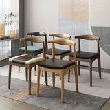 Industrial Open Back Side Chair for Kitchen Wood Dining Side Chairs Clearhalo ' kitchen&dining_furn' 'Dining Chairs' 'Dining Tables & Seating' 'dining_chair' 'furn' 'furn_dining_chair' 'Furniture' 'furniture_dining_chair' 'Kitchen & Dining Furniture' 'kitchen' 4666418