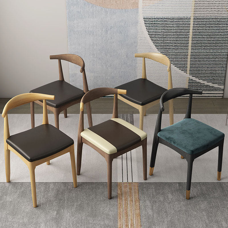 Industrial Open Back Side Chair for Kitchen Wood Dining Side Chairs Clearhalo ' kitchen&dining_furn' 'Dining Chairs' 'Dining Tables & Seating' 'dining_chair' 'furn' 'furn_dining_chair' 'Furniture' 'furniture_dining_chair' 'Kitchen & Dining Furniture' 'kitchen' 4666422