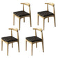 Industrial Open Back Side Chair for Kitchen Wood Dining Side Chairs Natural 4 Piece Set Clearhalo ' kitchen&dining_furn' 'Dining Chairs' 'Dining Tables & Seating' 'dining_chair' 'furn' 'furn_dining_chair' 'Furniture' 'furniture_dining_chair' 'Kitchen & Dining Furniture' 'kitchen' 4666437