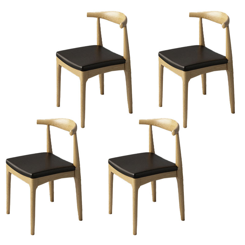 Industrial Open Back Side Chair for Kitchen Wood Dining Side Chairs Natural 4 Piece Set Clearhalo ' kitchen&dining_furn' 'Dining Chairs' 'Dining Tables & Seating' 'dining_chair' 'furn' 'furn_dining_chair' 'Furniture' 'furniture_dining_chair' 'Kitchen & Dining Furniture' 'kitchen' 4666437