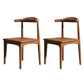 Industrial Design Open Back Side Chair for Kitchen Wood Dining Side Chair Walnut 2 Piece Set Clearhalo ' kitchen&dining_furn' 'Dining Chairs' 'Dining Tables & Seating' 'dining_chair' 'furn' 'furn_dining_chair' 'Furniture' 'furniture_dining_chair' 'Kitchen & Dining Furniture' 'kitchen' 4666449