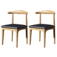Industrial Design Open Back Side Chair for Kitchen Wood Dining Side Chair Natural 2 Piece Set Clearhalo ' kitchen&dining_furn' 'Dining Chairs' 'Dining Tables & Seating' 'dining_chair' 'furn' 'furn_dining_chair' 'Furniture' 'furniture_dining_chair' 'Kitchen & Dining Furniture' 'kitchen' 4666461