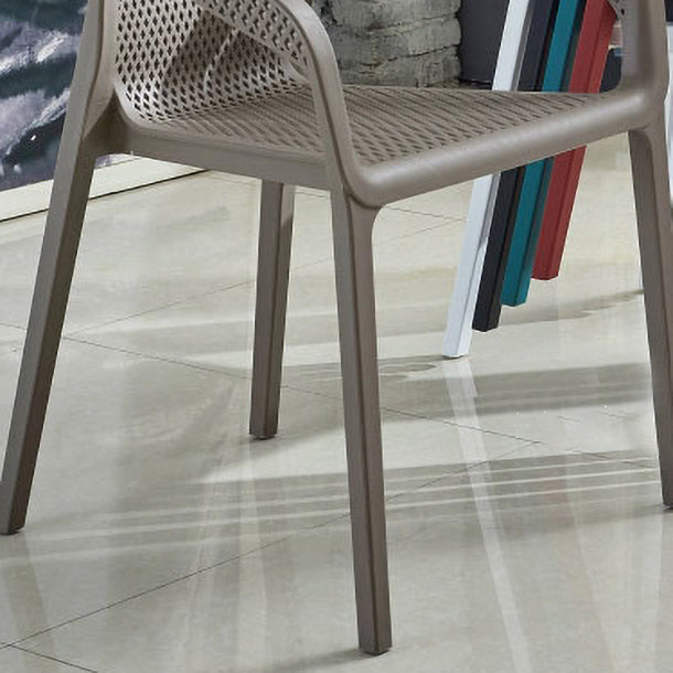 Modern Style Stackable Chairs Dining Arm Chairs with Plastic Legs for Kitchen Clearhalo ' kitchen&dining_furn' 'Dining Chairs' 'Dining Tables & Seating' 'dining_chair' 'furn' 'furn_dining_chair' 'Furniture' 'furniture_dining_chair' 'Kitchen & Dining Furniture' 'kitchen' 4666535