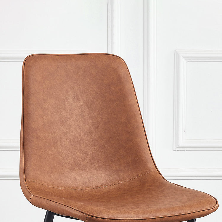 Modern Style Kitchen Chairs Dining Armless Chair with Metal Legs Clearhalo ' kitchen&dining_furn' 'Dining Chairs' 'Dining Tables & Seating' 'dining_chair' 'Furniture' 'furniture_dining_chair' 'Kitchen & Dining Furniture' 'kitchen' 4666556