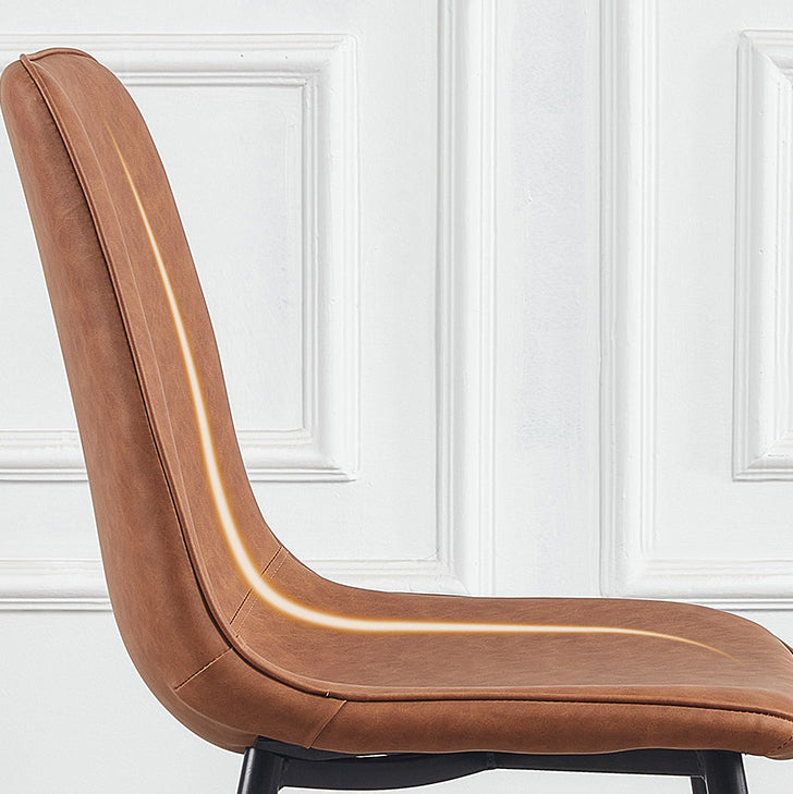 Modern Style Kitchen Chairs Dining Armless Chair with Metal Legs Clearhalo ' kitchen&dining_furn' 'Dining Chairs' 'Dining Tables & Seating' 'dining_chair' 'Furniture' 'furniture_dining_chair' 'Kitchen & Dining Furniture' 'kitchen' 4666560