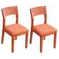 Modern Rubberwood Open Side Chair Matte Finish Wood Dining Chair Orange-Red 2 Piece Set Clearhalo ' kitchen&dining_furn' 'Dining Chairs' 'Dining Tables & Seating' 'dining_chair' 'furn' 'furn_dining_chair' 'Furniture' 'furniture_dining_chair' 'Kitchen & Dining Furniture' 'kitchen' 4666586