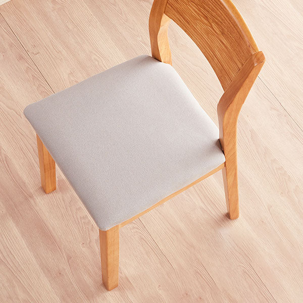 Modern Rubberwood Open Side Chair Matte Finish Wood Dining Chair Clearhalo ' kitchen&dining_furn' 'Dining Chairs' 'Dining Tables & Seating' 'dining_chair' 'furn' 'furn_dining_chair' 'Furniture' 'furniture_dining_chair' 'Kitchen & Dining Furniture' 'kitchen' 4666597