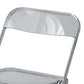 Industrial Design Plastic Folding Side Chair for Home Use Open Back Dining Side Chair Clearhalo ' kitchen&dining_furn' 'Dining Chairs' 'Dining Tables & Seating' 'dining_chair' 'furn' 'furn_dining_chair' 'Furniture' 'furniture_dining_chair' 'Kitchen & Dining Furniture' 'kitchen' 4666619