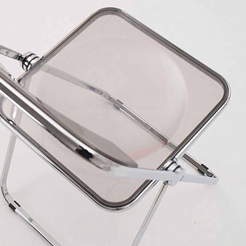 Industrial Design Plastic Folding Side Chair for Home Use Open Back Dining Side Chair Clearhalo ' kitchen&dining_furn' 'Dining Chairs' 'Dining Tables & Seating' 'dining_chair' 'furn' 'furn_dining_chair' 'Furniture' 'furniture_dining_chair' 'Kitchen & Dining Furniture' 'kitchen' 4666624