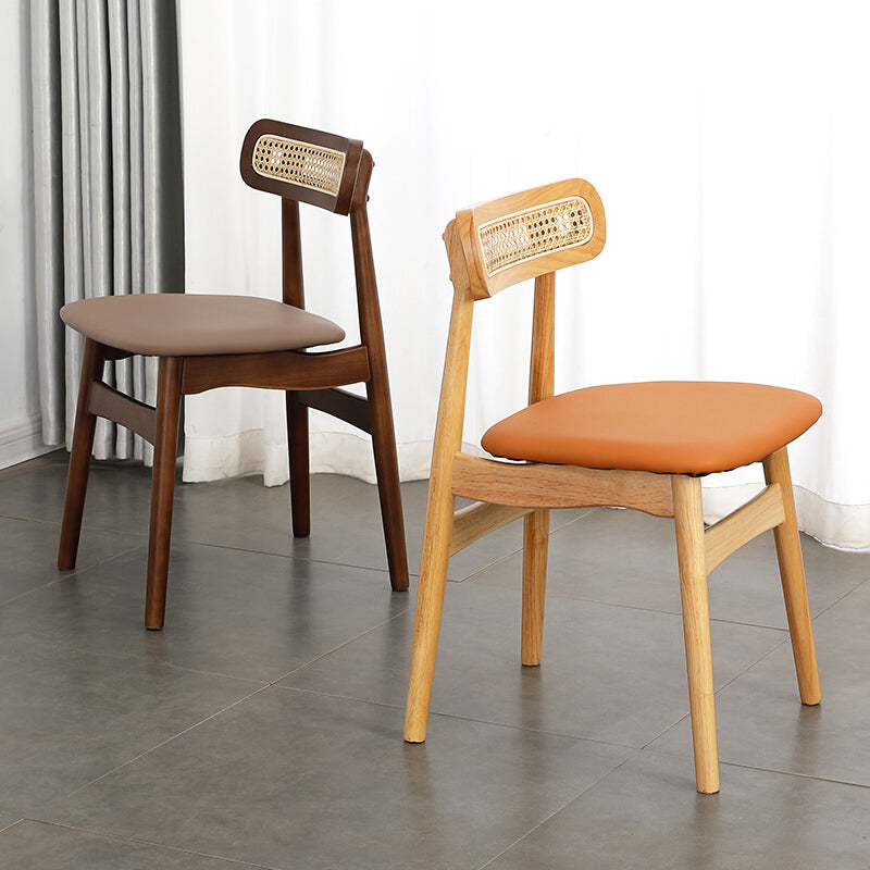 Traditional Wood Dining Kitchen Room Side Chair Open Back Chair Clearhalo ' kitchen&dining_furn' 'Dining Chairs' 'Dining Tables & Seating' 'dining_chair' 'furn' 'furn_dining_chair' 'Furniture' 'furniture_dining_chair' 'Kitchen & Dining Furniture' 'kitchen' 4666671