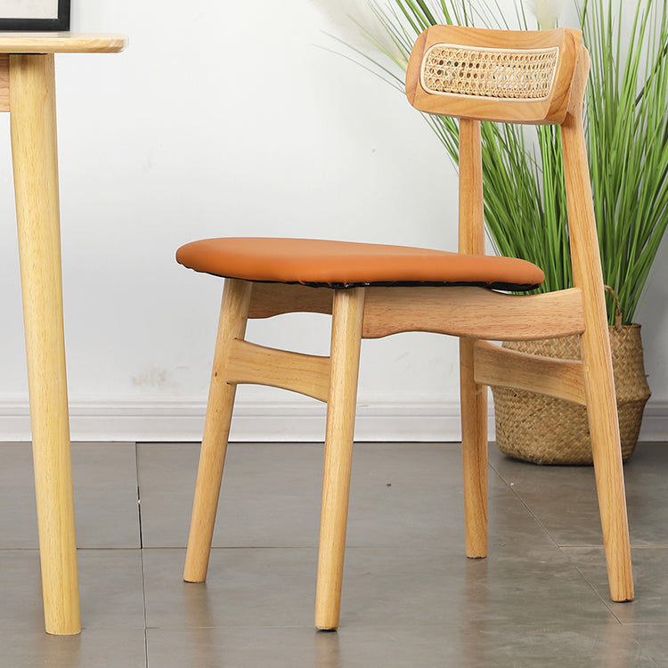 Traditional Wood Dining Kitchen Room Side Chair Open Back Chair Clearhalo ' kitchen&dining_furn' 'Dining Chairs' 'Dining Tables & Seating' 'dining_chair' 'furn' 'furn_dining_chair' 'Furniture' 'furniture_dining_chair' 'Kitchen & Dining Furniture' 'kitchen' 4666675