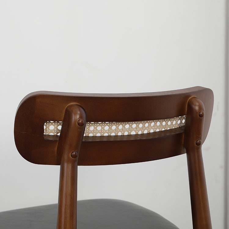 Traditional Wood Dining Kitchen Room Side Chair Open Back Chair Clearhalo ' kitchen&dining_furn' 'Dining Chairs' 'Dining Tables & Seating' 'dining_chair' 'furn' 'furn_dining_chair' 'Furniture' 'furniture_dining_chair' 'Kitchen & Dining Furniture' 'kitchen' 4666680