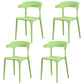 Modern Stackable Chairs Dining Armless Chairs with Plastic Legs for Kitchen Light Green Set of 4 Clearhalo ' kitchen&dining_furn' 'Dining Chairs' 'Dining Tables & Seating' 'dining_chair' 'Furniture' 'furniture_dining_chair' 'Kitchen & Dining Furniture' 'kitchen' 4666723