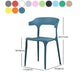 Modern Stackable Chairs Dining Armless Chairs with Plastic Legs for Kitchen Clearhalo ' kitchen&dining_furn' 'Dining Chairs' 'Dining Tables & Seating' 'dining_chair' 'Furniture' 'furniture_dining_chair' 'Kitchen & Dining Furniture' 'kitchen' 4666734