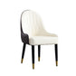Scandinavian Design Arm Solid Back Dining Side Chairs Leather Dining Side Chairs White 1 Piece Clearhalo ' kitchen&dining_furn' 'Dining Chairs' 'Dining Tables & Seating' 'dining_chair' 'furn' 'furn_dining_chair' 'Furniture' 'furniture_dining_chair' 'Kitchen & Dining Furniture' 'kitchen' 4666736