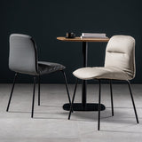 Modern Style Kitchen Chair Dining Armless Chairs with Metal Legs Clearhalo ' kitchen&dining_furn' 'Dining Chairs' 'Dining Tables & Seating' 'dining_chair' 'furn' 'furn_dining_chair' 'Furniture' 'furniture_dining_chair' 'Kitchen & Dining Furniture' 'kitchen' 4666784