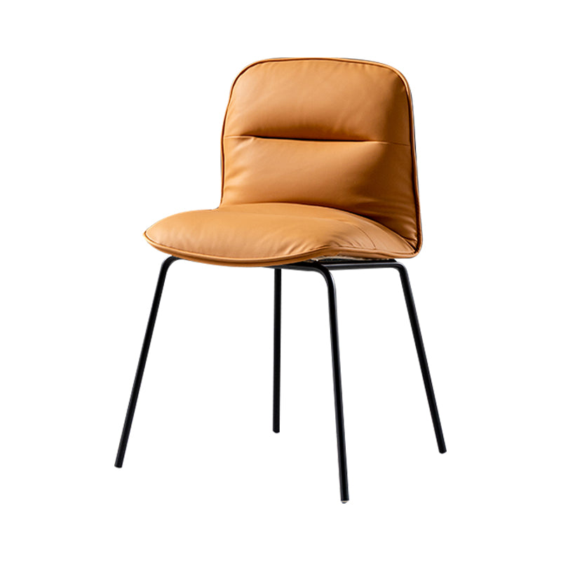 Modern Style Kitchen Chair Dining Armless Chairs with Metal Legs Clearhalo ' kitchen&dining_furn' 'Dining Chairs' 'Dining Tables & Seating' 'dining_chair' 'furn' 'furn_dining_chair' 'Furniture' 'furniture_dining_chair' 'Kitchen & Dining Furniture' 'kitchen' 4666793