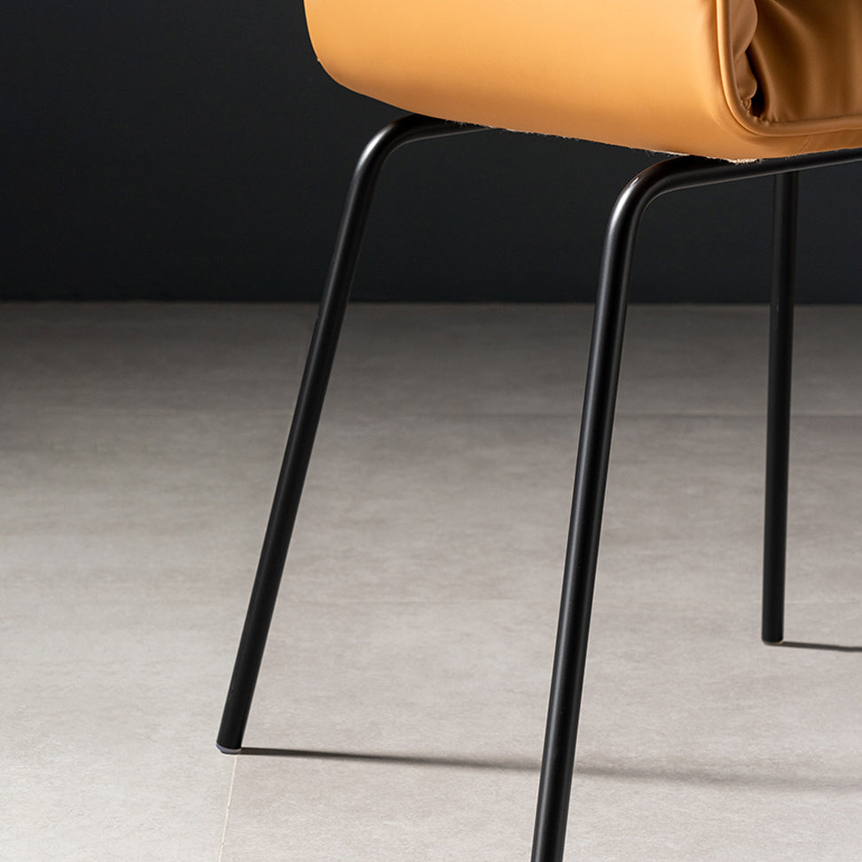 Modern Style Kitchen Chair Dining Armless Chairs with Metal Legs Clearhalo ' kitchen&dining_furn' 'Dining Chairs' 'Dining Tables & Seating' 'dining_chair' 'furn' 'furn_dining_chair' 'Furniture' 'furniture_dining_chair' 'Kitchen & Dining Furniture' 'kitchen' 4666799