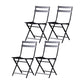 Modern Style Kitchen Chairs Dining Armless Chairs with Metal Legs Black 4 Piece Set Clearhalo ' kitchen&dining_furn' 'Dining Chairs' 'Dining Tables & Seating' 'dining_chair' 'furn' 'furn_dining_chair' 'Furniture' 'furniture_dining_chair' 'Kitchen & Dining Furniture' 'kitchen' 4666811