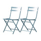 Modern Style Kitchen Chairs Dining Armless Chairs with Metal Legs Blue 2 Piece Set Clearhalo ' kitchen&dining_furn' 'Dining Chairs' 'Dining Tables & Seating' 'dining_chair' 'furn' 'furn_dining_chair' 'Furniture' 'furniture_dining_chair' 'Kitchen & Dining Furniture' 'kitchen' 4666827