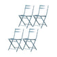 Modern Style Kitchen Chairs Dining Armless Chairs with Metal Legs Blue 4 Piece Set Clearhalo ' kitchen&dining_furn' 'Dining Chairs' 'Dining Tables & Seating' 'dining_chair' 'furn' 'furn_dining_chair' 'Furniture' 'furniture_dining_chair' 'Kitchen & Dining Furniture' 'kitchen' 4666830