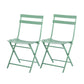 Modern Style Kitchen Chairs Dining Armless Chairs with Metal Legs Green 2 Piece Set Clearhalo ' kitchen&dining_furn' 'Dining Chairs' 'Dining Tables & Seating' 'dining_chair' 'furn' 'furn_dining_chair' 'Furniture' 'furniture_dining_chair' 'Kitchen & Dining Furniture' 'kitchen' 4666833