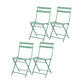 Modern Style Kitchen Chairs Dining Armless Chairs with Metal Legs Green 4 Piece Set Clearhalo ' kitchen&dining_furn' 'Dining Chairs' 'Dining Tables & Seating' 'dining_chair' 'furn' 'furn_dining_chair' 'Furniture' 'furniture_dining_chair' 'Kitchen & Dining Furniture' 'kitchen' 4666834
