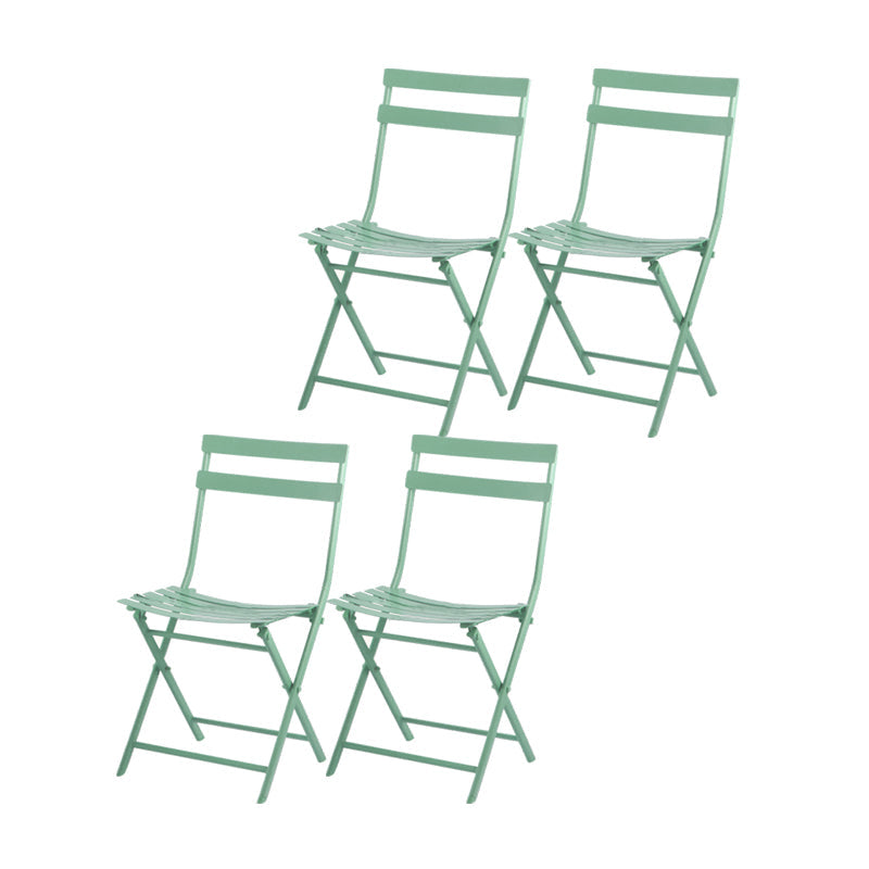 Modern Style Kitchen Chairs Dining Armless Chairs with Metal Legs Green 4 Piece Set Clearhalo ' kitchen&dining_furn' 'Dining Chairs' 'Dining Tables & Seating' 'dining_chair' 'furn' 'furn_dining_chair' 'Furniture' 'furniture_dining_chair' 'Kitchen & Dining Furniture' 'kitchen' 4666834