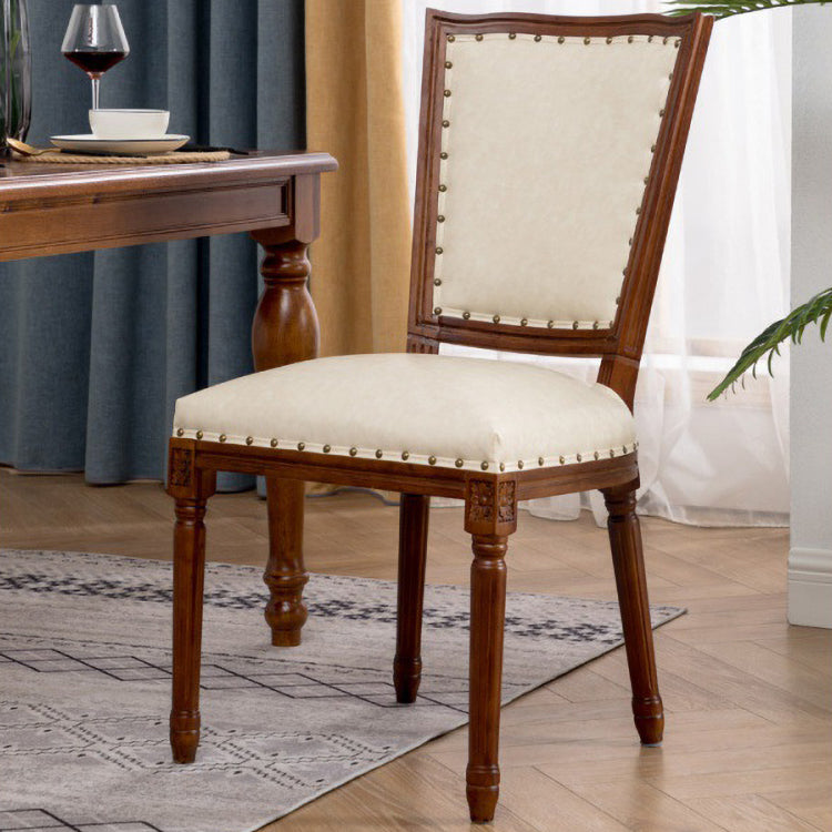 Wood Traditional Dining Kitchen Room Side Chair Open Back Chair Clearhalo ' kitchen&dining_furn' 'Dining Chairs' 'Dining Tables & Seating' 'dining_chair' 'furn' 'furn_dining_chair' 'Furniture' 'furniture_dining_chair' 'Kitchen & Dining Furniture' 'kitchen' 4666836