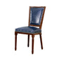 Wood Traditional Dining Kitchen Room Side Chair Open Back Chair Blue 1 Piece Clearhalo ' kitchen&dining_furn' 'Dining Chairs' 'Dining Tables & Seating' 'dining_chair' 'furn' 'furn_dining_chair' 'Furniture' 'furniture_dining_chair' 'Kitchen & Dining Furniture' 'kitchen' 4666837