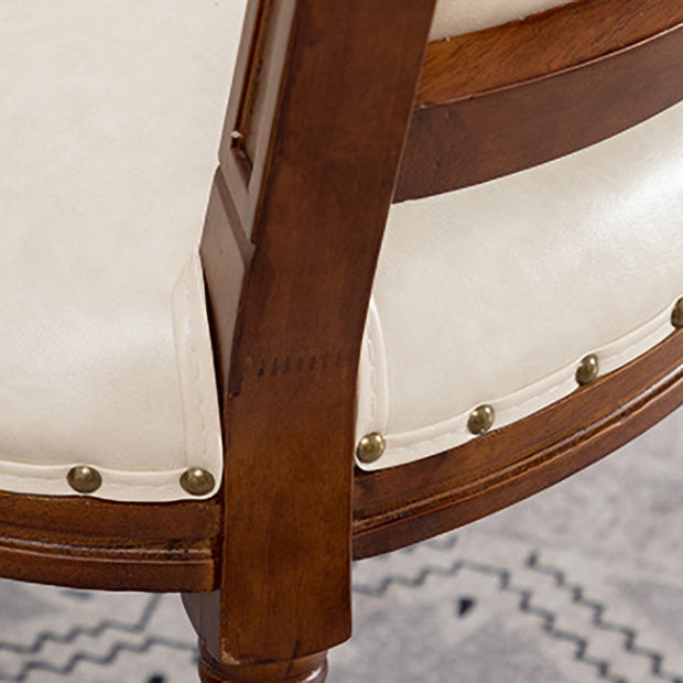 Wood Traditional Dining Kitchen Room Side Chair Open Back Chair Clearhalo ' kitchen&dining_furn' 'Dining Chairs' 'Dining Tables & Seating' 'dining_chair' 'furn' 'furn_dining_chair' 'Furniture' 'furniture_dining_chair' 'Kitchen & Dining Furniture' 'kitchen' 4666851