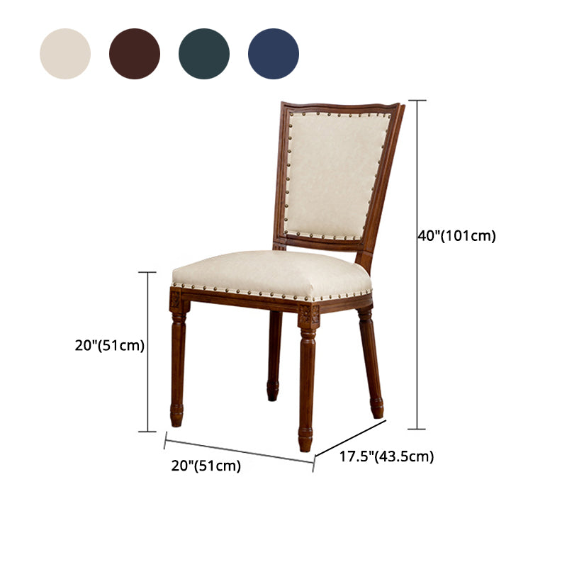 Wood Traditional Dining Kitchen Room Side Chair Open Back Chair Clearhalo ' kitchen&dining_furn' 'Dining Chairs' 'Dining Tables & Seating' 'dining_chair' 'furn' 'furn_dining_chair' 'Furniture' 'furniture_dining_chair' 'Kitchen & Dining Furniture' 'kitchen' 4666855