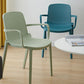 Modern Stackable Chairs Dining Arm Chairs with Plastic Legs for Kitchen Clearhalo ' kitchen&dining_furn' 'Dining Chairs' 'Dining Tables & Seating' 'dining_chair' 'furn' 'furn_dining_chair' 'Furniture' 'furniture_dining_chair' 'Kitchen & Dining Furniture' 'kitchen' 4666873