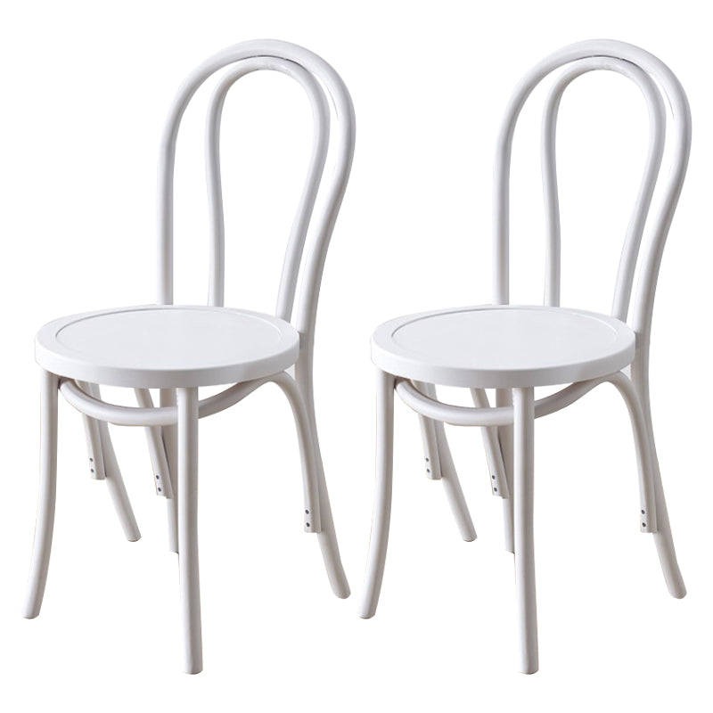 Traditional Wood Dining Kitchen Room Chair Queen Anne Back Side Chair White Wood 2 Piece Set Clearhalo ' kitchen&dining_furn' 'Dining Chairs' 'Dining Tables & Seating' 'dining_chair' 'furn' 'furn_dining_chair' 'Furniture' 'furniture_dining_chair' 'Kitchen & Dining Furniture' 'kitchen' 4666884