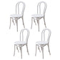 Traditional Wood Dining Kitchen Room Chair Queen Anne Back Side Chair White Wood 4 Piece Set Clearhalo ' kitchen&dining_furn' 'Dining Chairs' 'Dining Tables & Seating' 'dining_chair' 'furn' 'furn_dining_chair' 'Furniture' 'furniture_dining_chair' 'Kitchen & Dining Furniture' 'kitchen' 4666886