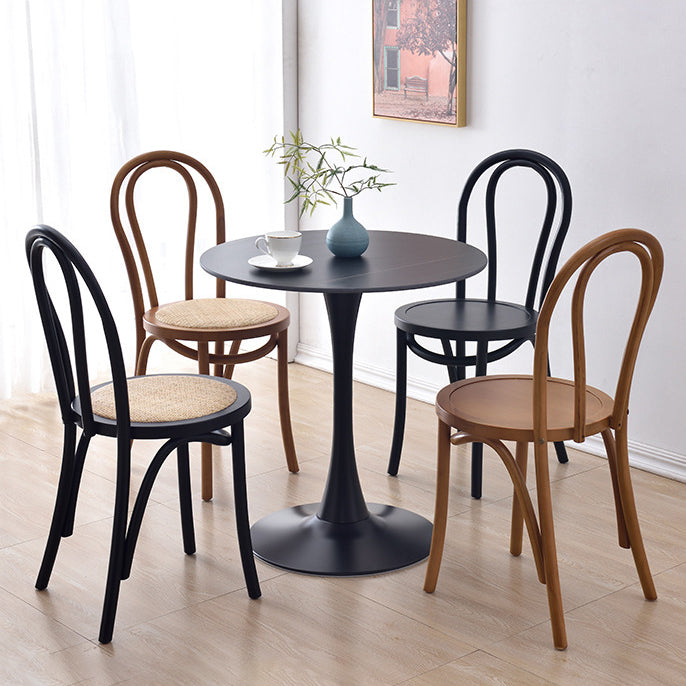 Traditional Wood Dining Kitchen Room Chair Queen Anne Back Side Chair Clearhalo ' kitchen&dining_furn' 'Dining Chairs' 'Dining Tables & Seating' 'dining_chair' 'furn' 'furn_dining_chair' 'Furniture' 'furniture_dining_chair' 'Kitchen & Dining Furniture' 'kitchen' 4666898