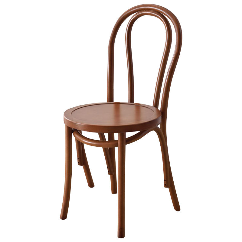 Traditional Wood Dining Kitchen Room Chair Queen Anne Back Side Chair Walnut Wood 1 Piece Clearhalo ' kitchen&dining_furn' 'Dining Chairs' 'Dining Tables & Seating' 'dining_chair' 'furn' 'furn_dining_chair' 'Furniture' 'furniture_dining_chair' 'Kitchen & Dining Furniture' 'kitchen' 4666899