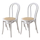 Traditional Wood Dining Kitchen Room Chair Queen Anne Back Side Chair White Wicker & Rattan 2 Piece Set Clearhalo ' kitchen&dining_furn' 'Dining Chairs' 'Dining Tables & Seating' 'dining_chair' 'furn' 'furn_dining_chair' 'Furniture' 'furniture_dining_chair' 'Kitchen & Dining Furniture' 'kitchen' 4666907