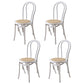 Traditional Wood Dining Kitchen Room Chair Queen Anne Back Side Chair White Wicker & Rattan 4 Piece Set Clearhalo ' kitchen&dining_furn' 'Dining Chairs' 'Dining Tables & Seating' 'dining_chair' 'furn' 'furn_dining_chair' 'Furniture' 'furniture_dining_chair' 'Kitchen & Dining Furniture' 'kitchen' 4666908