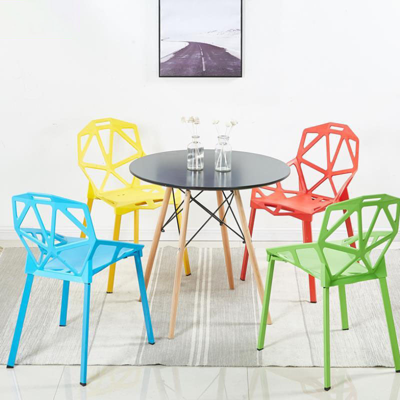 Modern Style Stackable Chairs Dining Kitchen Arm Chairs with Plastic Legs Clearhalo ' kitchen&dining_furn' 'Dining Chairs' 'Dining Tables & Seating' 'dining_chair' 'furn' 'furn_dining_chair' 'Furniture' 'furniture_dining_chair' 'Kitchen & Dining Furniture' 'kitchen' 4666921