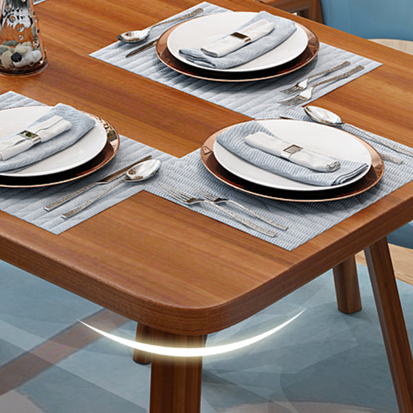 Modern 1/4/5/7 Pieces Dining Set Rectangle Wood Dining Table for Dining Room Clearhalo 'Dining Room Sets' 'Dining Tables & Seating' 'dining_room_set' 'furn' 'furn_dining_room_set' 'Furniture' 'furniture_dining_room_set' 'Kitchen & Dining Furniture' 'kitchen&dining_furn' 'kitchen' 4666948
