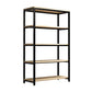 Metal Etagere Bookcase Industrial Open Back Book Shelf with Shelves for Office and Home 47.2"L x 15.7"W x 63.8"H Clearhalo 'Bookcases' 'Furniture' 'furniture_bookcases' 'kitchen' 'kitchen_bookcases' 'Living Room Furniture' 'Office Furniture' 4669390