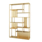 Modern Style Metal Bookshelf Open Etagere Shelf Bookcase for Office Gold Clearhalo 'Bookcases' 'Furniture' 'furniture_bookcases' 'kitchen' 'kitchen_bookcases' 'Living Room Furniture' 'Office Furniture' 4669411