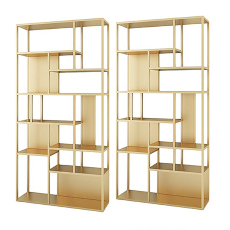 Modern Style Metal Bookshelf Open Etagere Shelf Bookcase for Office Clearhalo 'Bookcases' 'Furniture' 'furniture_bookcases' 'kitchen' 'kitchen_bookcases' 'Living Room Furniture' 'Office Furniture' 4669416