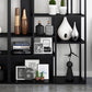 Modern Style Metal Bookshelf Open Etagere Shelf Bookcase for Office Clearhalo 'Bookcases' 'Furniture' 'furniture_bookcases' 'kitchen' 'kitchen_bookcases' 'Living Room Furniture' 'Office Furniture' 4669419