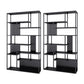 Modern Style Metal Bookshelf Open Etagere Shelf Bookcase for Office Clearhalo 'Bookcases' 'Furniture' 'furniture_bookcases' 'kitchen' 'kitchen_bookcases' 'Living Room Furniture' 'Office Furniture' 4669421