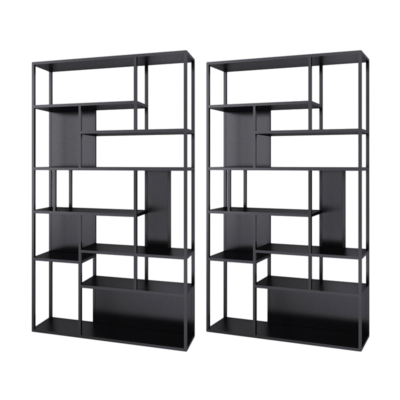 Modern Style Metal Bookshelf Open Etagere Shelf Bookcase for Office Clearhalo 'Bookcases' 'Furniture' 'furniture_bookcases' 'kitchen' 'kitchen_bookcases' 'Living Room Furniture' 'Office Furniture' 4669421